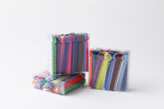 acheter Des liens élastiques orthodontiques colorés pour un traitement optimal des dents online manufacture