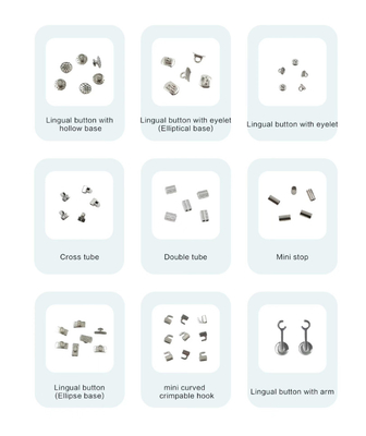 acheter Accessoires d'orthodontie en acier inoxydable bouton de langue crochet à déchirure de classe II online manufacture