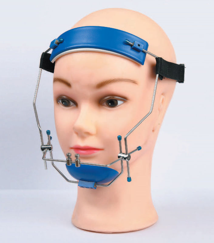 Masque Facial Orthodontique à Traction Inversée – Ajustable, Bleu, Acier Inoxydable