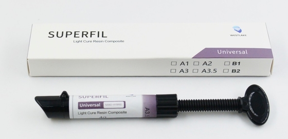 Superfil Nano hybride de remplissage dentaire de matériau universel composite de résine Light Cure