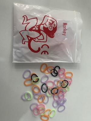 Orthodontie colorée extra-orale élastique 3/16