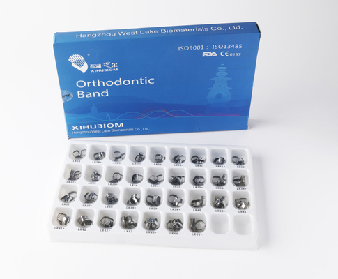 Les plateaux de bande molaire orthodontique Westlake de classe II sont approuvés par la FDA et la CE.